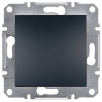 Выключатель одноклавишный Schneider Electric Asfora 10А Антрацит EPH0100171